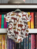 12-18 KQ woodland animals bubble romper