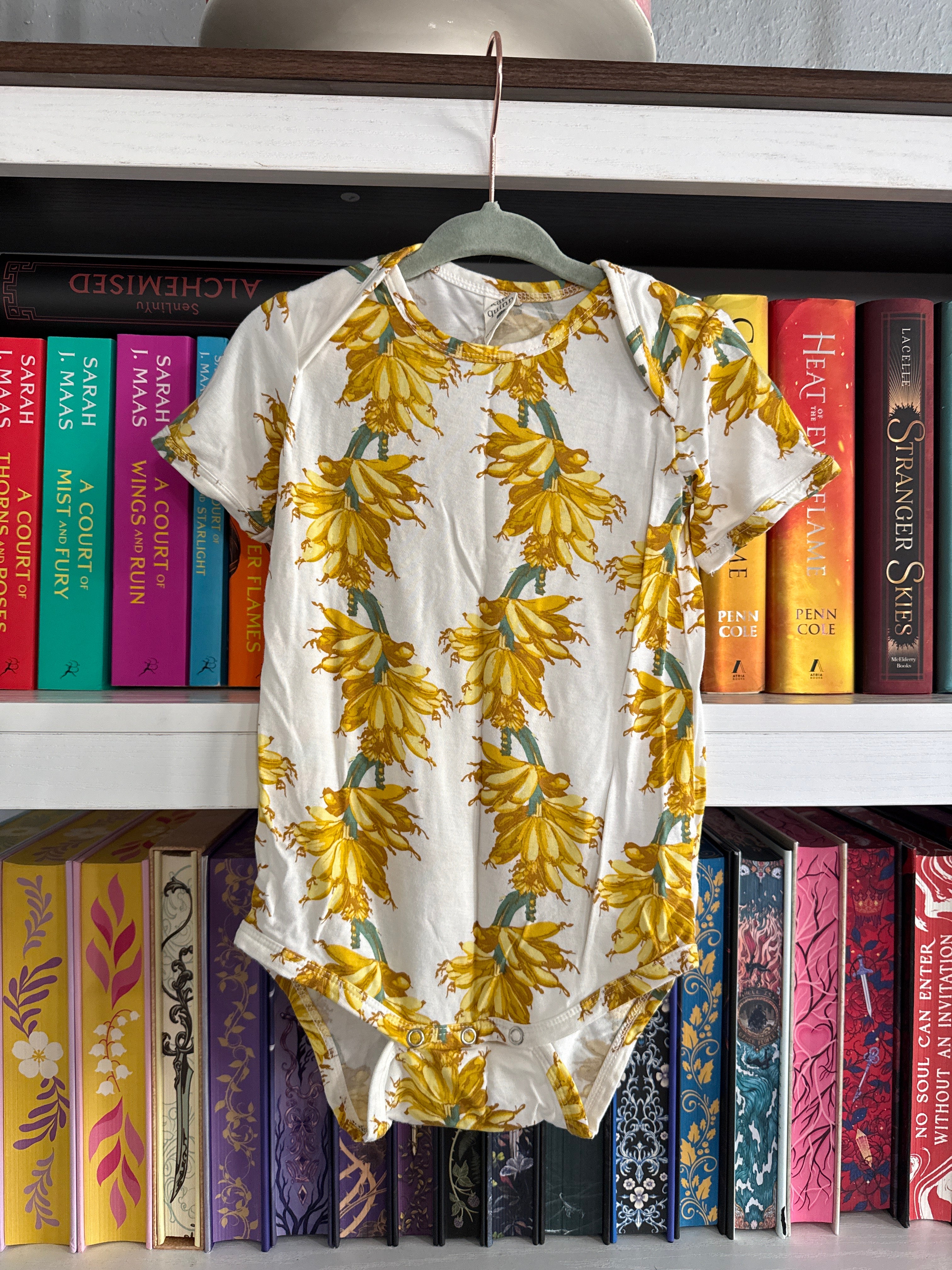 18-24 KQ modal bananas lap-neck bodysuit