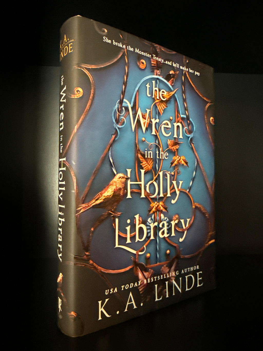 Wren in the Holly Library by KA Linde (deluxe/overstock)