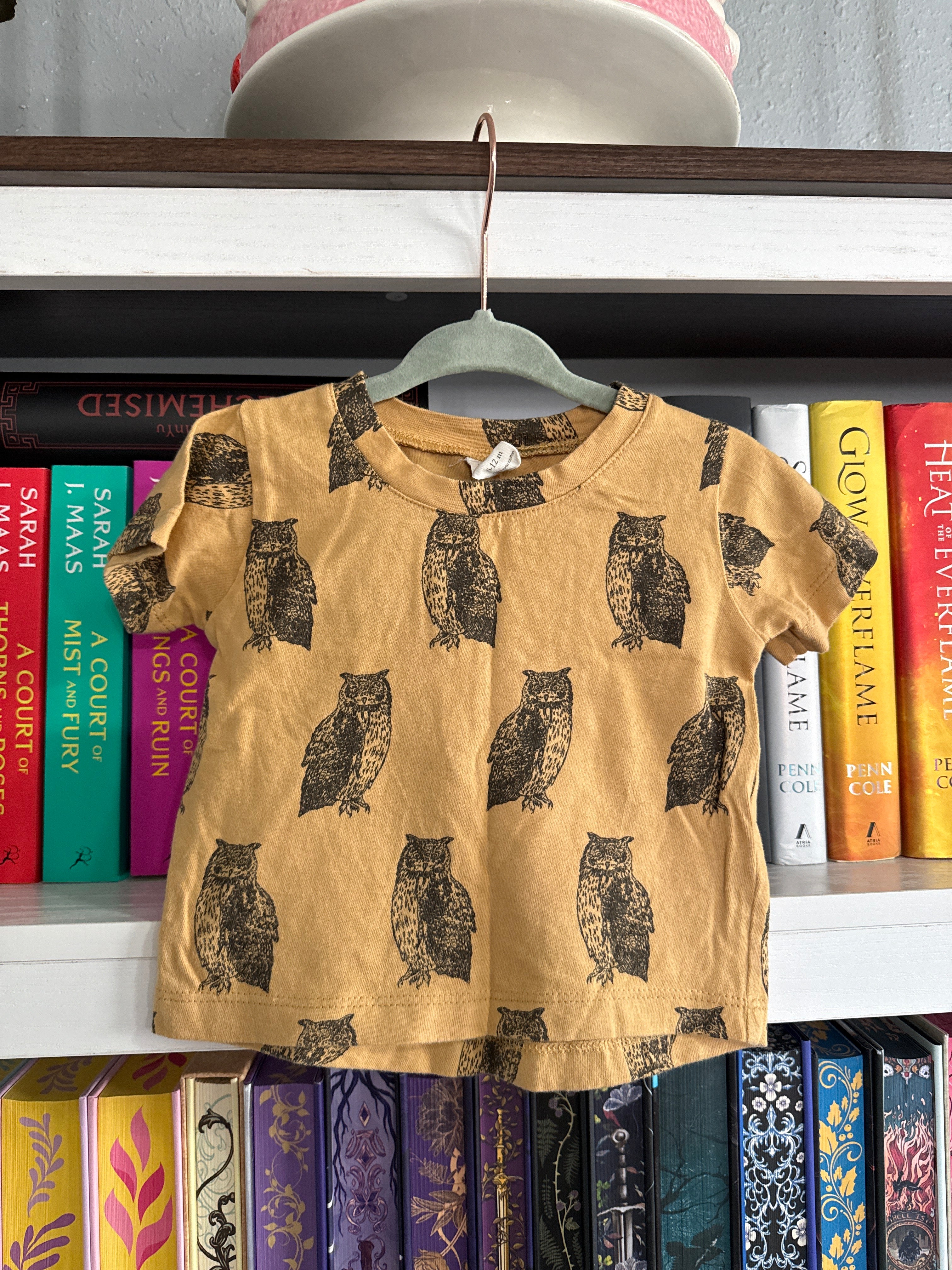 6-12 KQ owls tee
