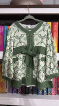 5y KQ folk floral peasant top