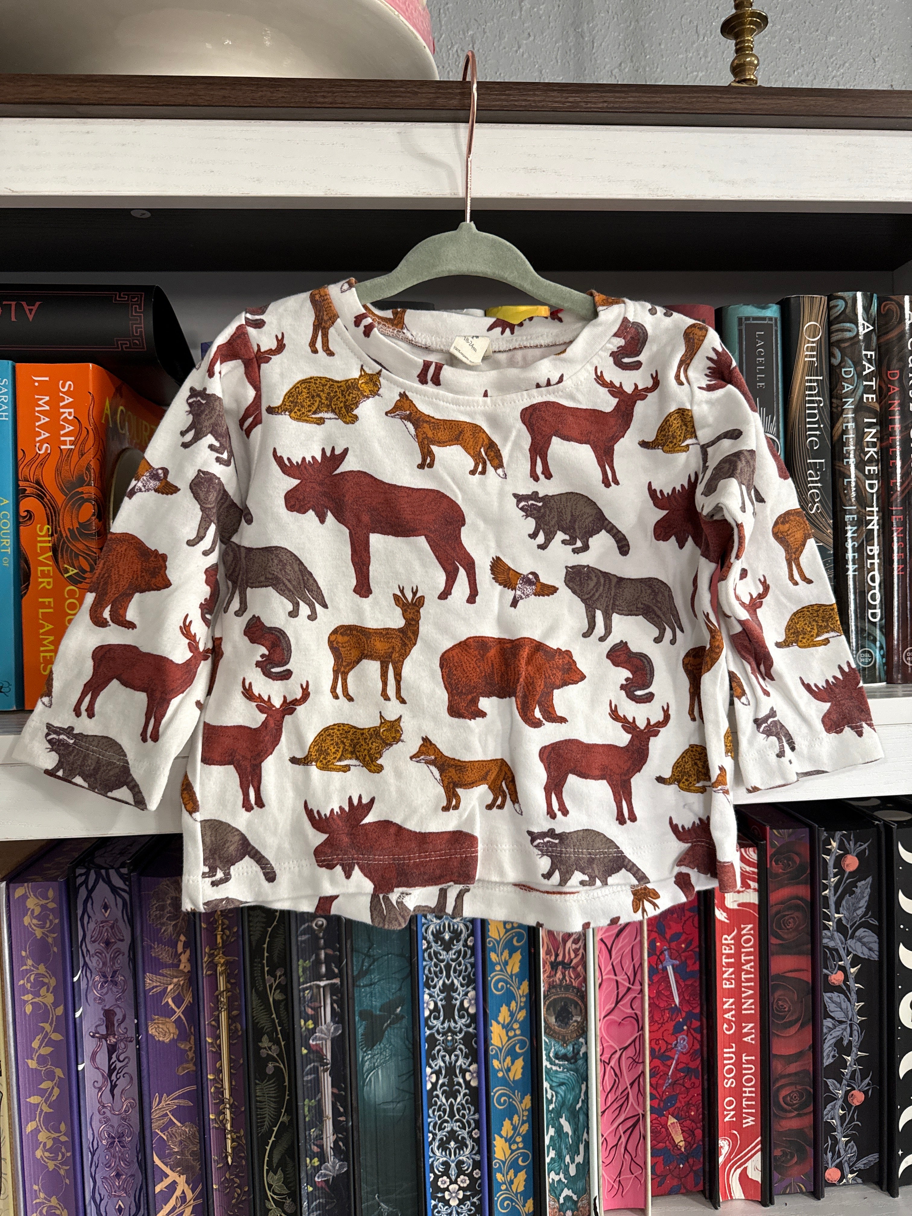 18-24 KQ woodland animal LS tee