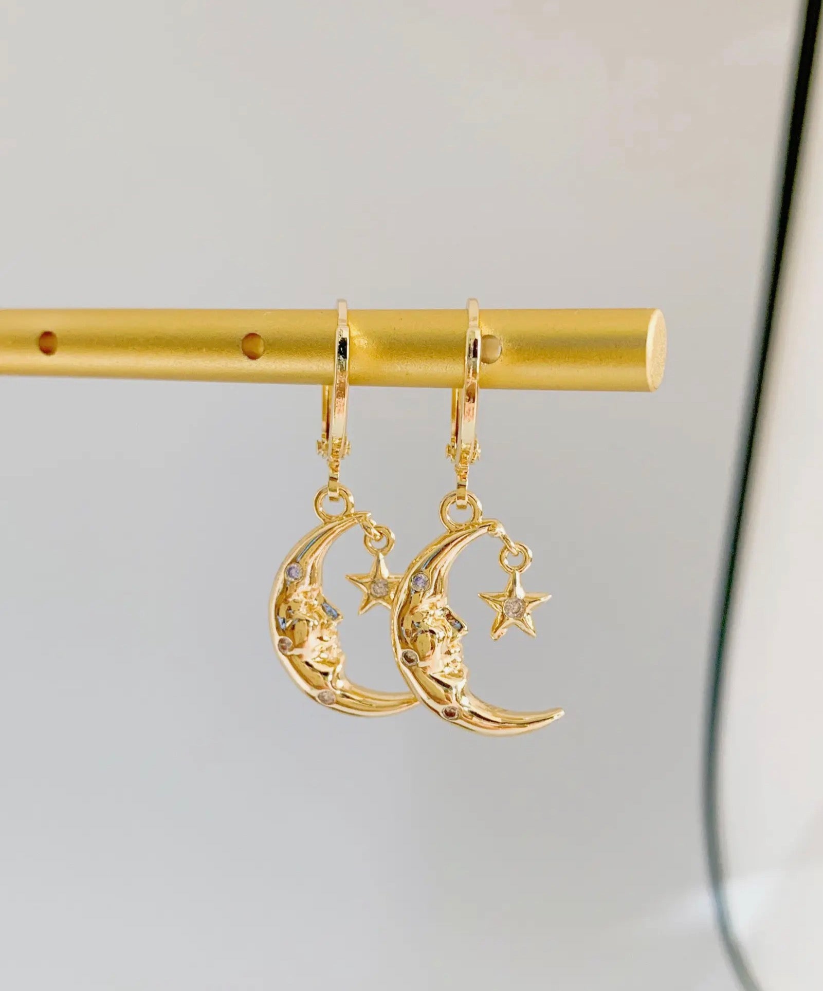 Moon goddess earrings