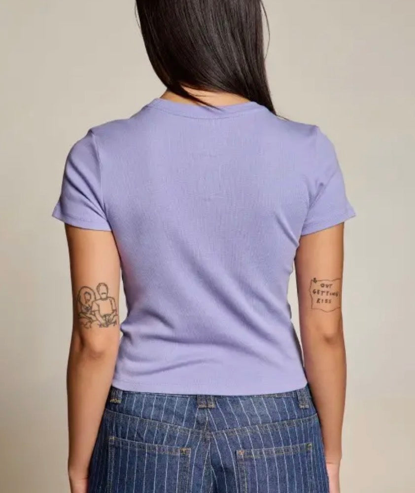 Hibiscus baby tee