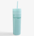 Library card 16oz tumbler - blue