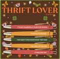 Thrift lover pen set