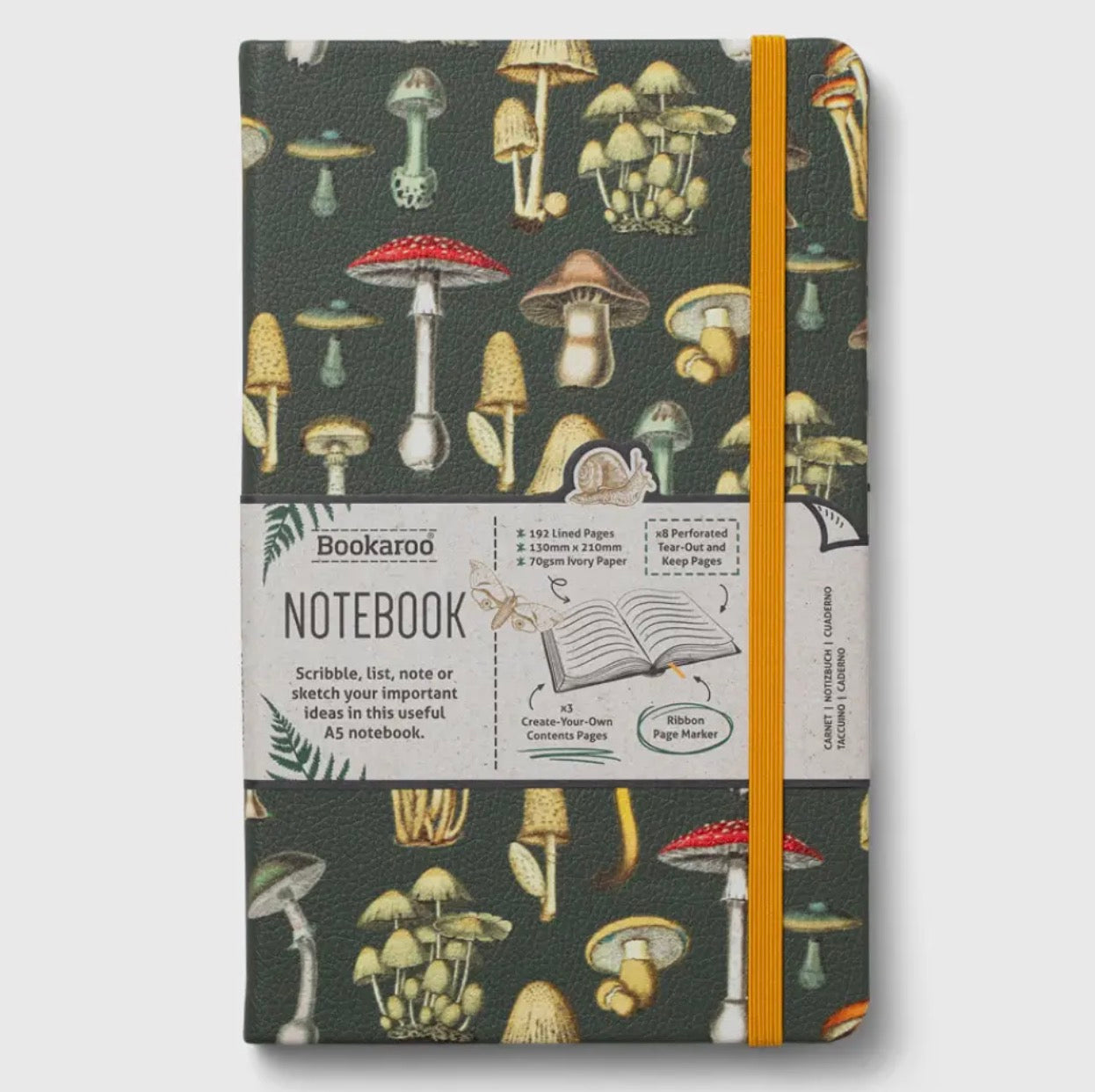 Mushrooms A5 journal