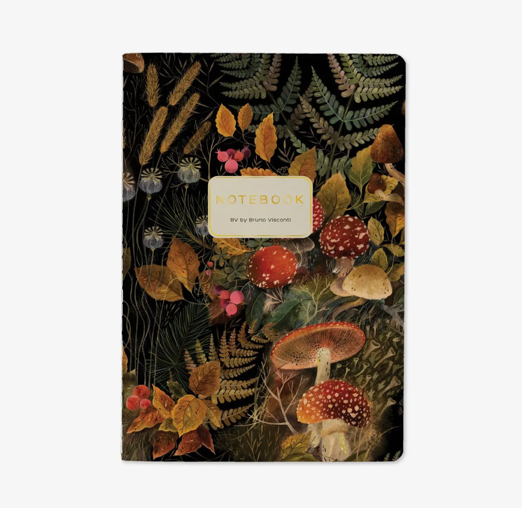 Forest mushroom notebook